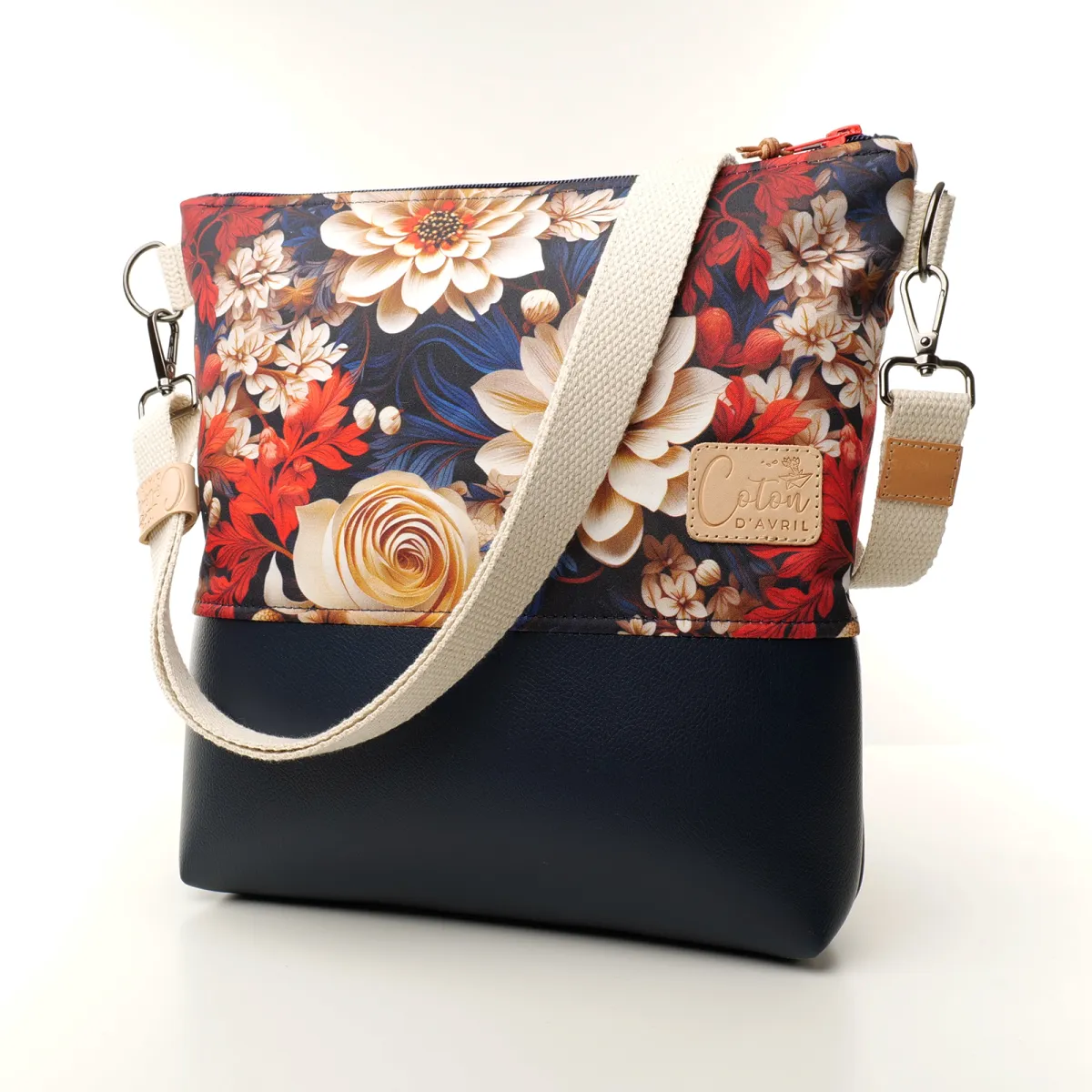 Sac à main Coton d'Avril bandoulière VERDON Flori