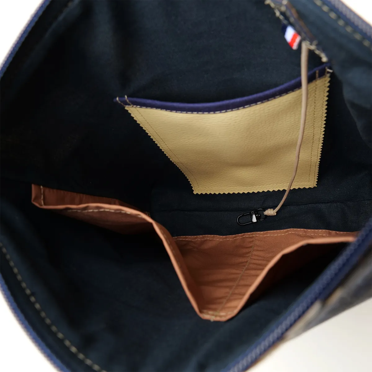 Sac à main bandoulière Coton d'Avril VERDON Bouquet