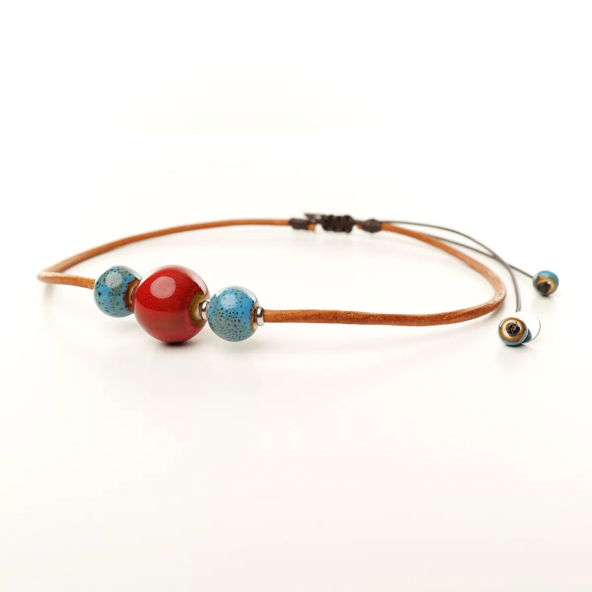 Collier Coton d'Avril ANAÏS Cerise
