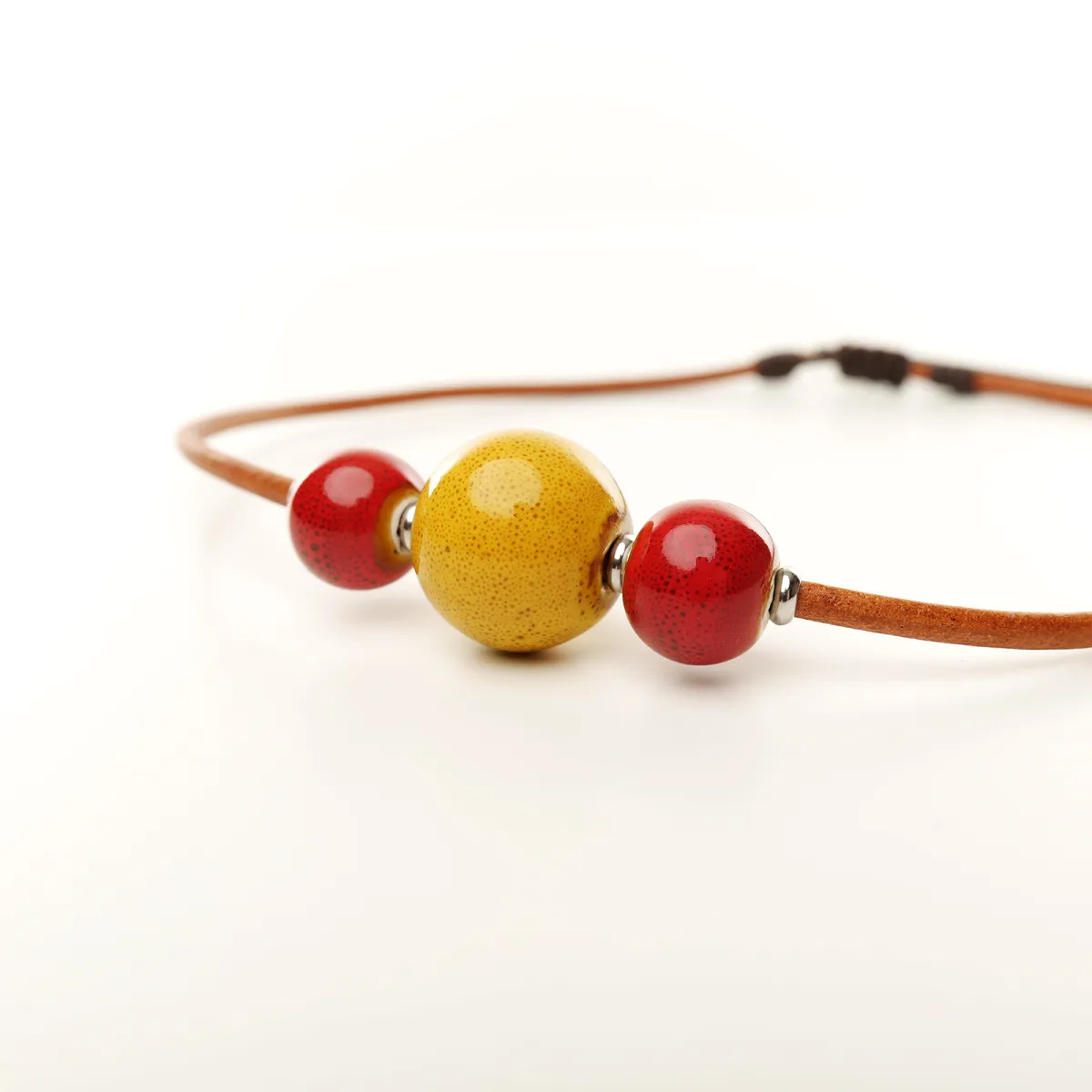 Collier Coton d'Avril ANAÏS Citron