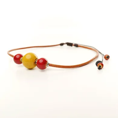 Collier Coton d'Avril ANAÏS Citron