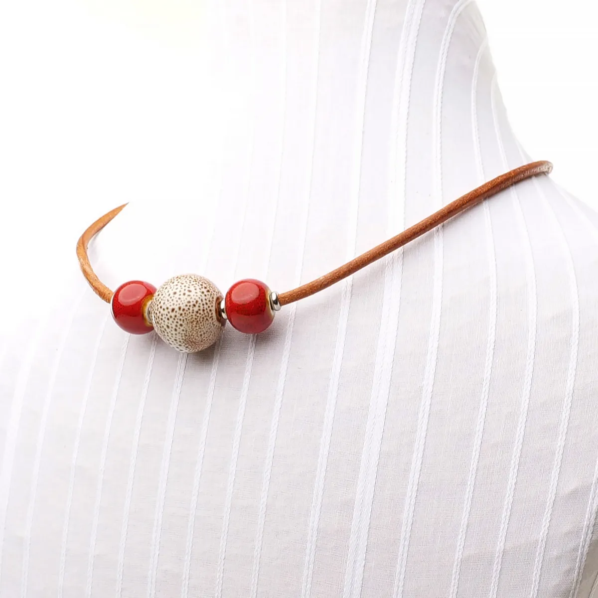Collier Coton d'Avril ANAÏS Crème