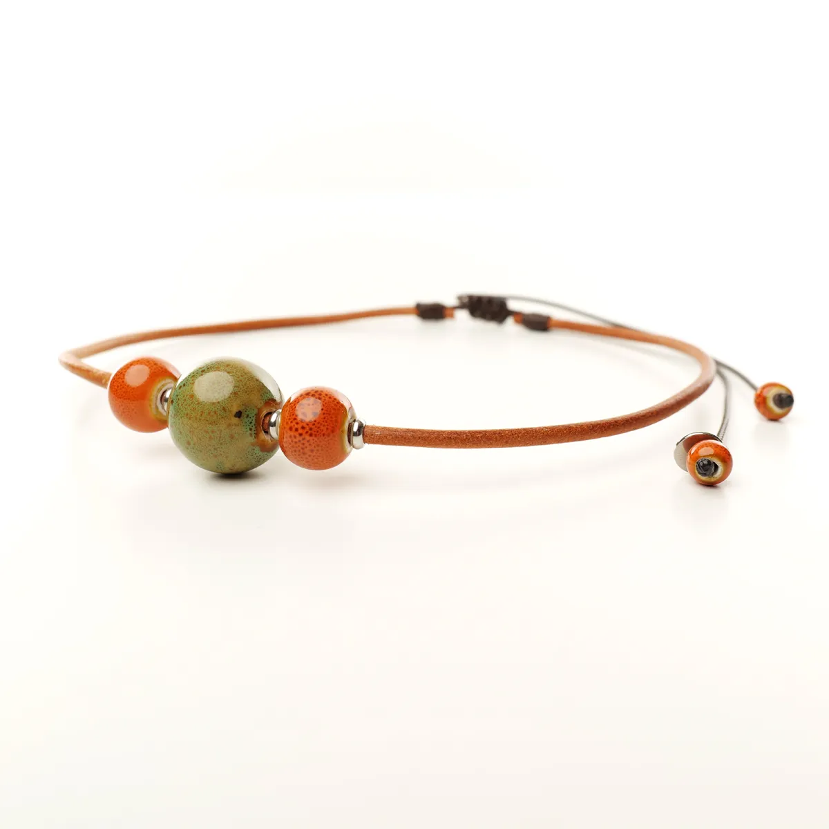 Collier Coton d'Avril ANAÏS Olive
