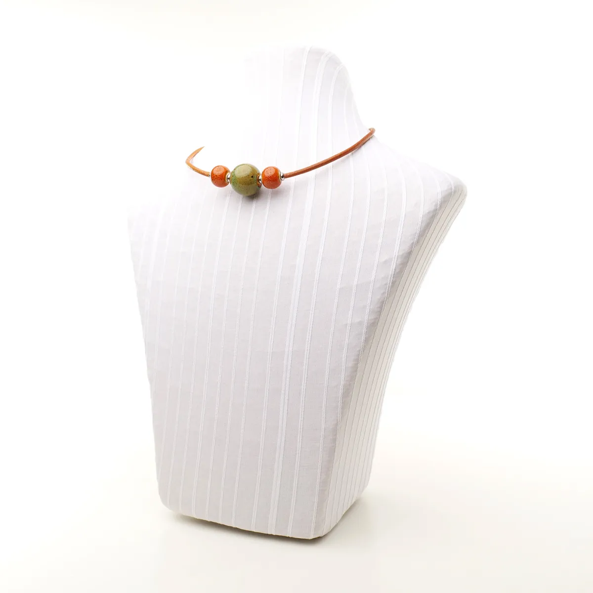 Collier Coton d'Avril ANAÏS Olive