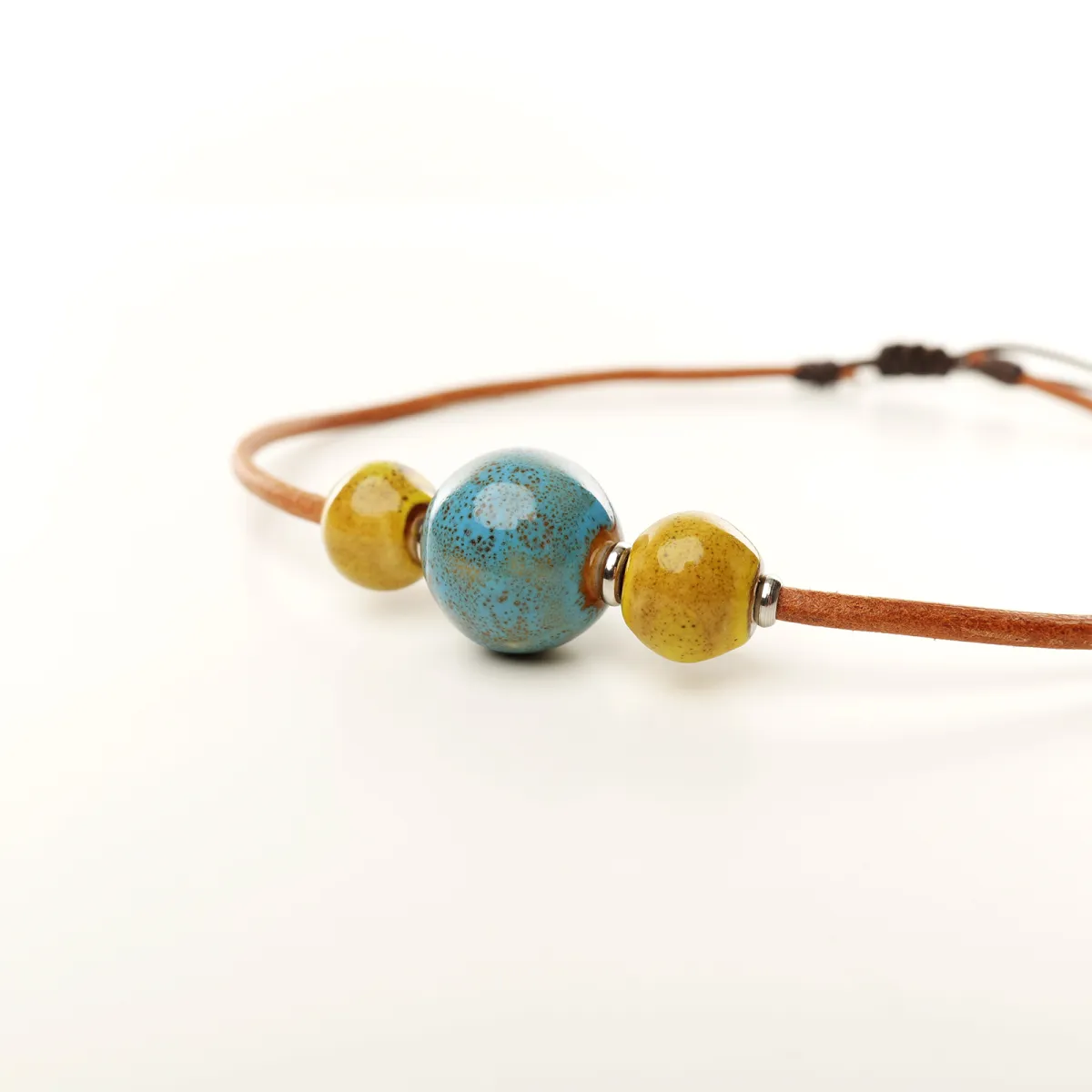 Collier Coton d'Avril ANAÏS Turquoise
