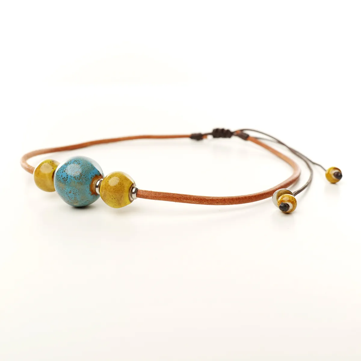 Collier Coton d'Avril ANAÏS Turquoise