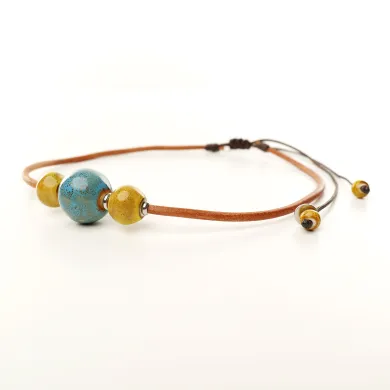 Collier Coton d'Avril ANAÏS Turquoise