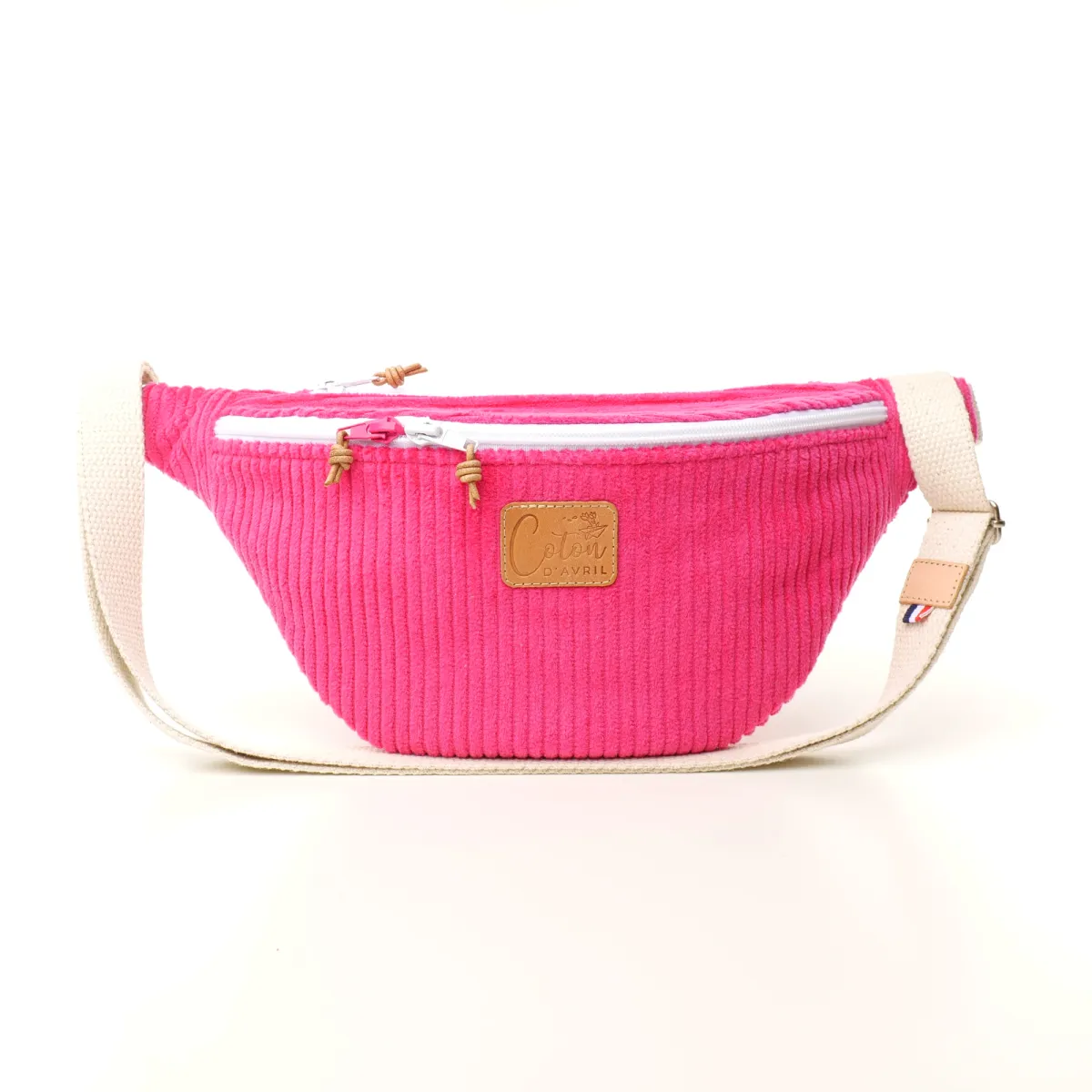 Sac banane Coton d'Avril Melisse fuschia