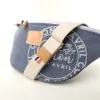 Sac banane Coton d'Avril Melisse Signature bleu