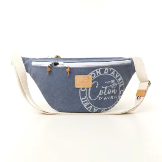 Sac banane Coton d'Avril Melisse Signature bleu