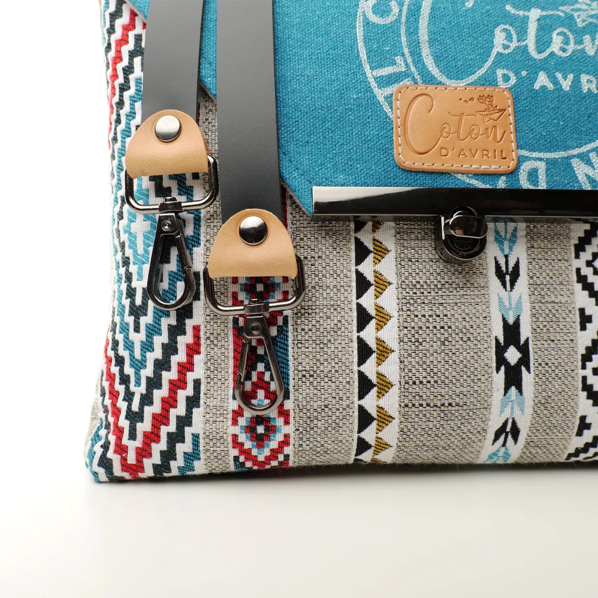 Sac à main Coton d'Avril LILOU Aztek