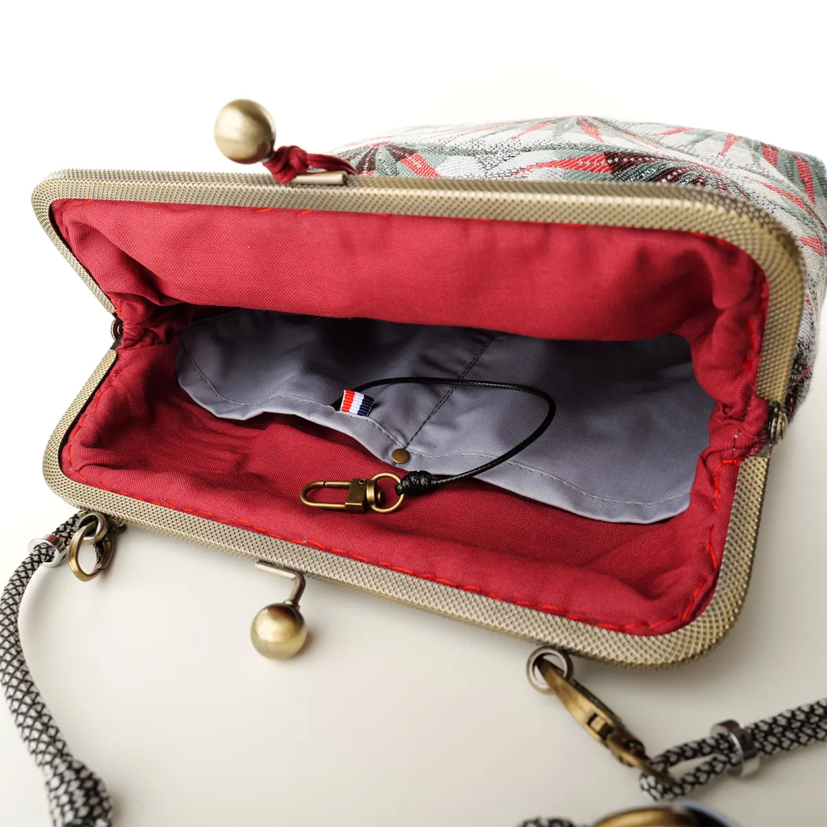 Mini sac Coton d'Avril Melodie Plumes