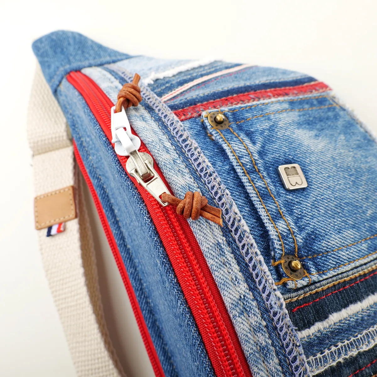 Sac banane Coton d'Avril Melisse Jean EDITION Red