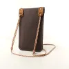 Mini sac pochette téléphone Coton d'Avril ERI Camel