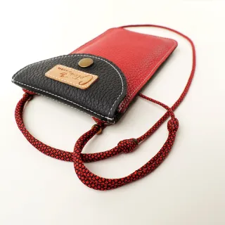 Mini sac pochette téléphone Coton d'Avril ERI Cardinal