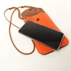 Mini sac pochette téléphone Coton d'Avril ERI Orange