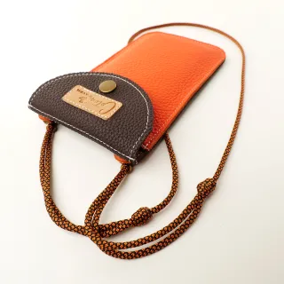 Mini sac pochette téléphone Coton d'Avril ERI Orange