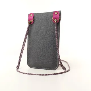 Mini sac pochette téléphone Coton d'Avril ERI Parme