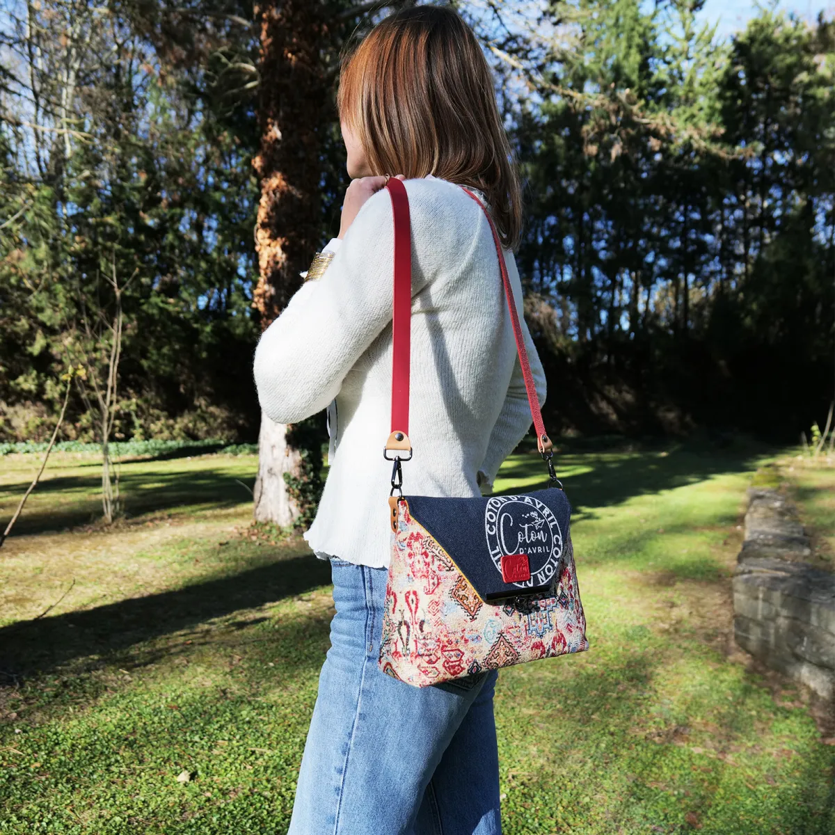 Sac à main Coton d'Avril LILOU Kilim