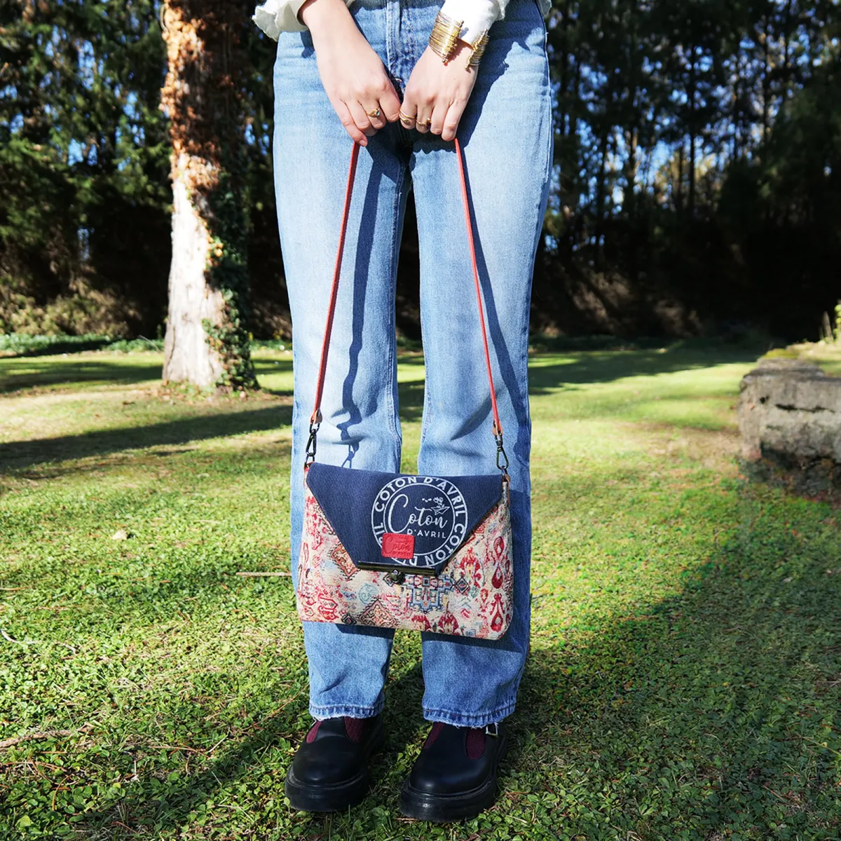 Sac à main Coton d'Avril LILOU Kilim