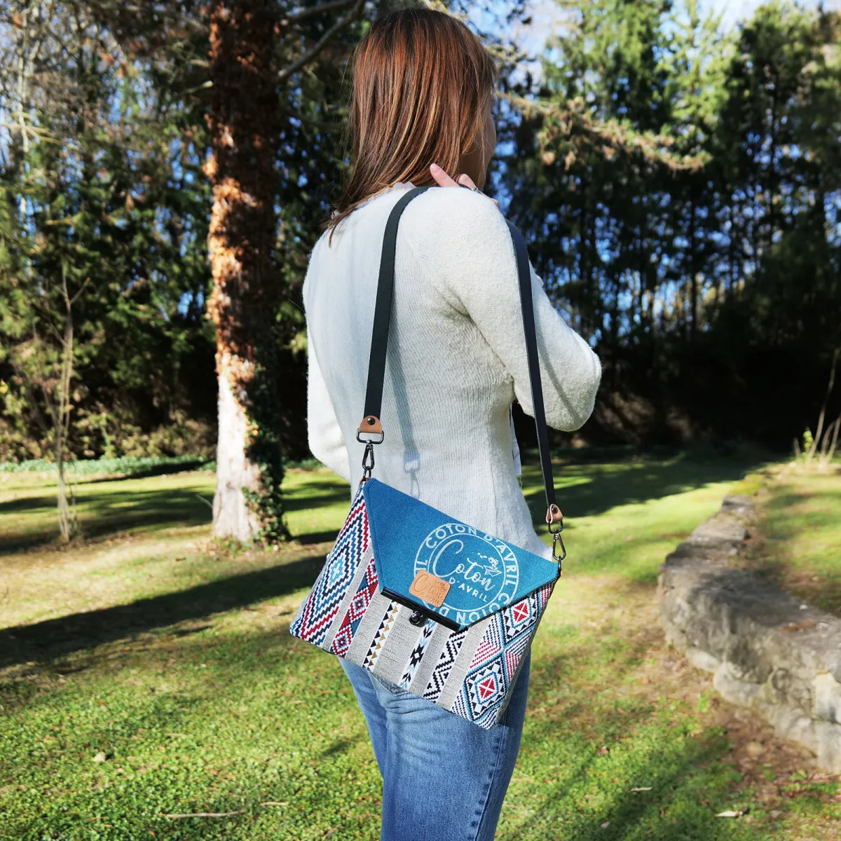 Sac à main Coton d'Avril LILOU Aztek