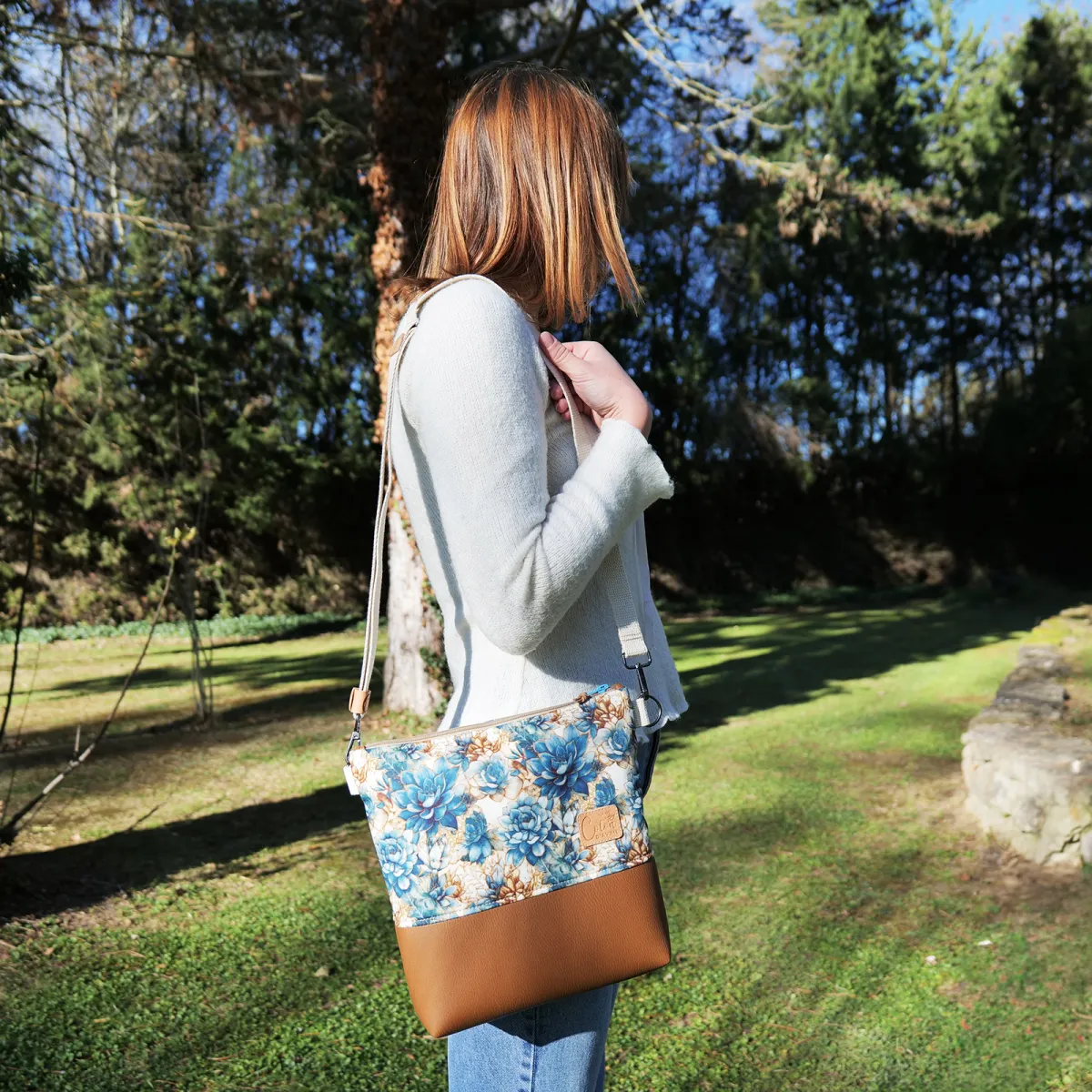 Sac à main bandoulière Coton d'Avril VERDON Arello