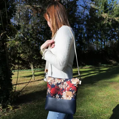 Sac à main Coton d'Avril bandoulière VERDON Flori