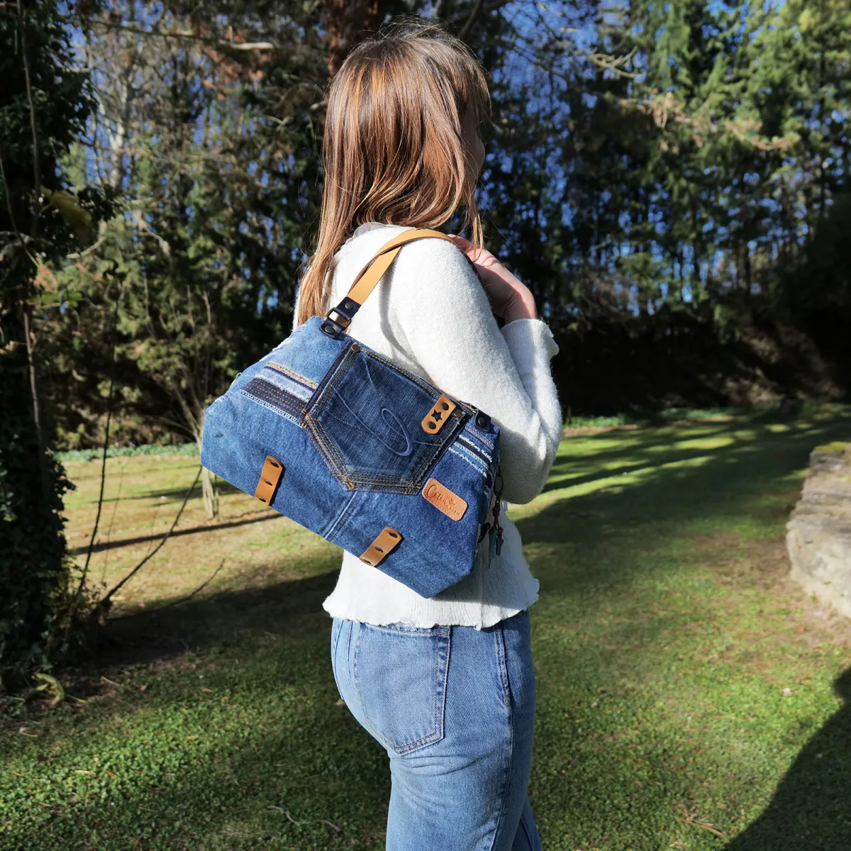 Sac à main Coton d'Avril CESAR Jean Camel Edition