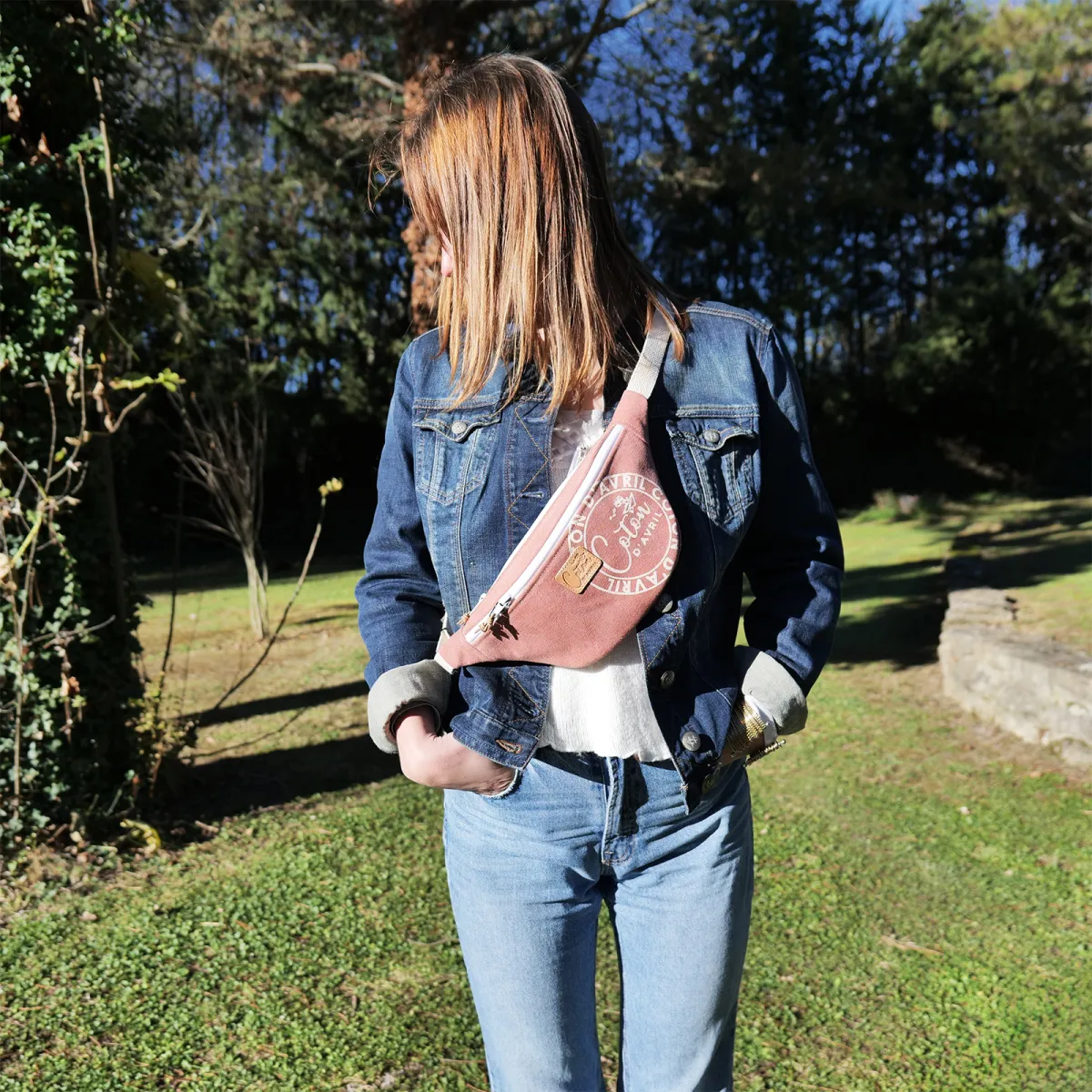 Sac banane Coton d'Avril Melisse Signature eglantine