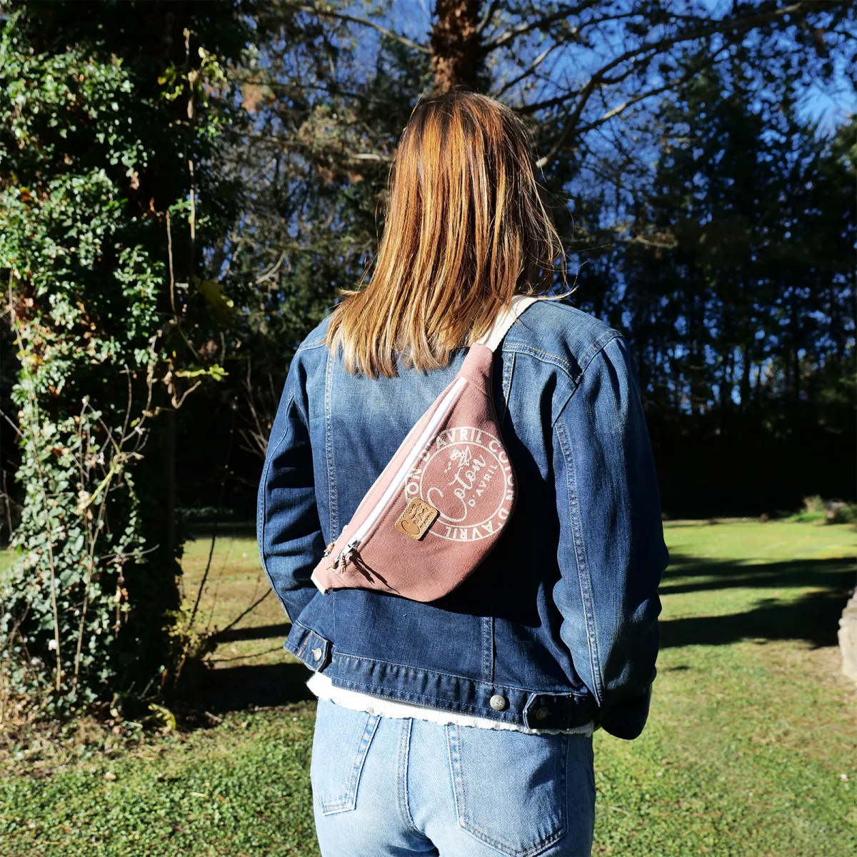 Sac banane Coton d'Avril Melisse Signature eglantine