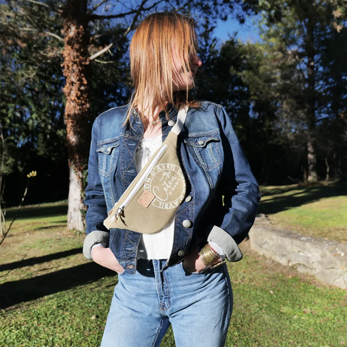 Sac banane Coton d'Avril Melisse Signature dune