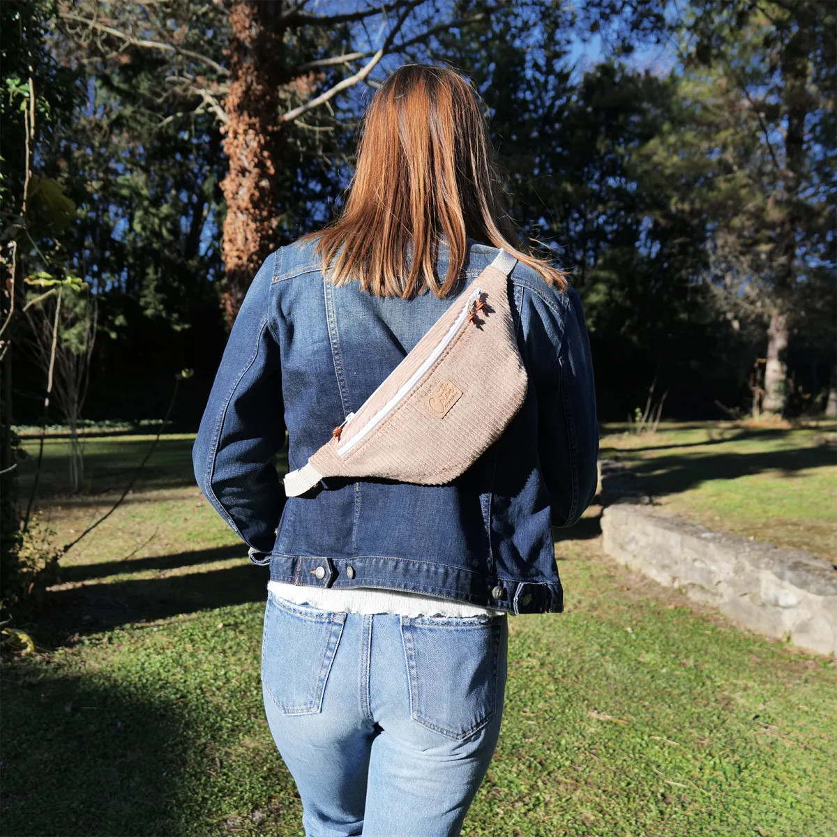 Sac banane Coton d'Avril MELISSE camel