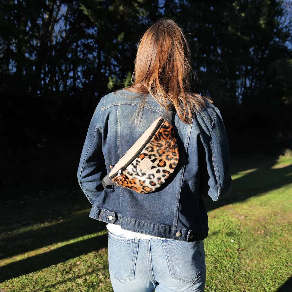 Sac banane Coton d'Avril Mélisse Léopard