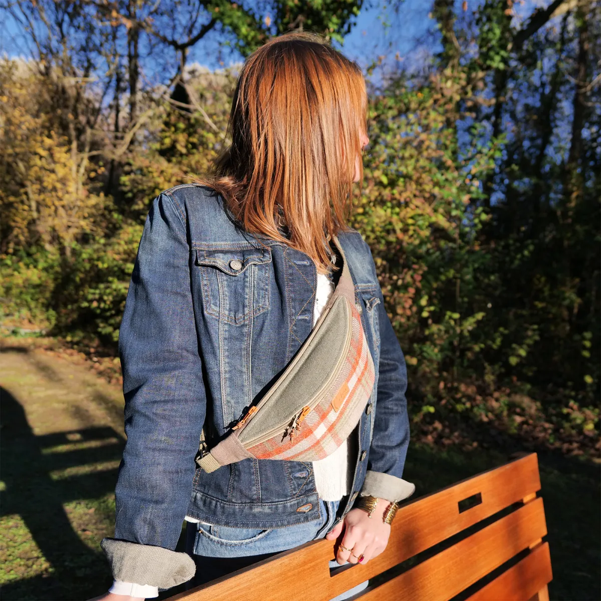 Sac Banane Coton d'Avril Melisse Mandarine