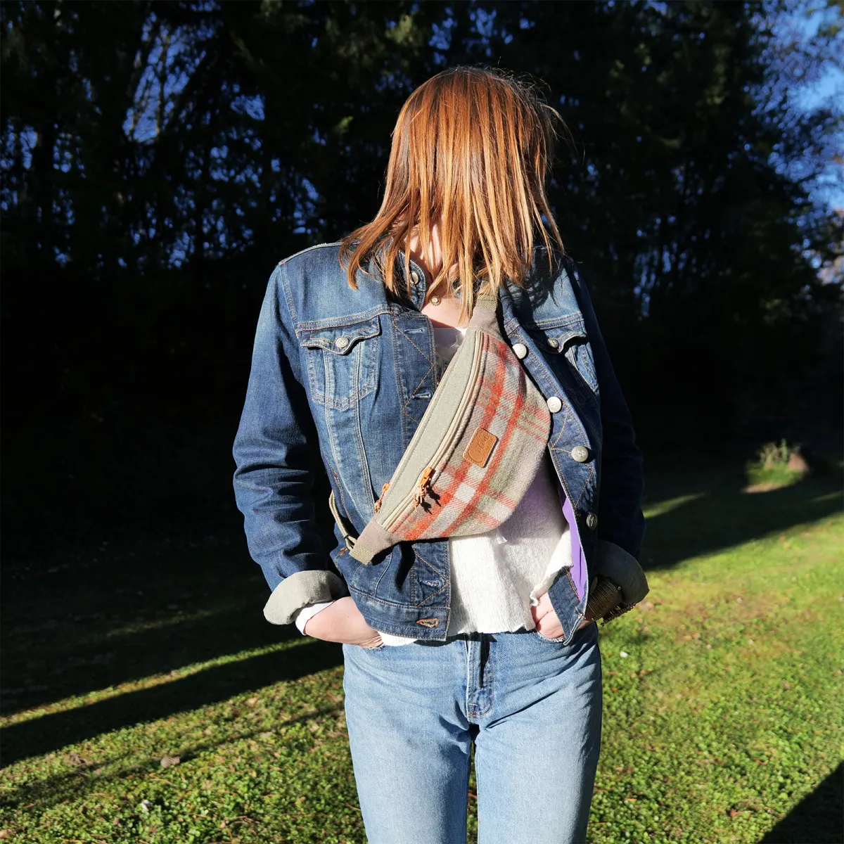Sac Banane Coton d'Avril Melisse Mandarine