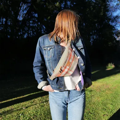 Sac Banane Coton d'Avril Melisse Mandarine