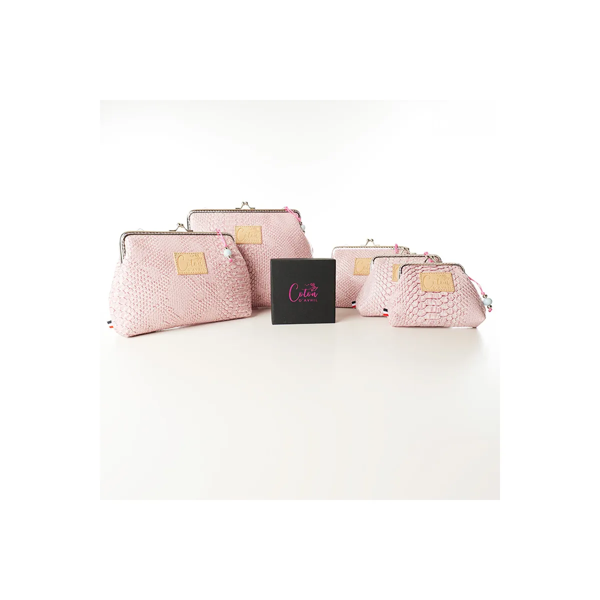 Pochette Coton d'Avril KOMODO ROSE