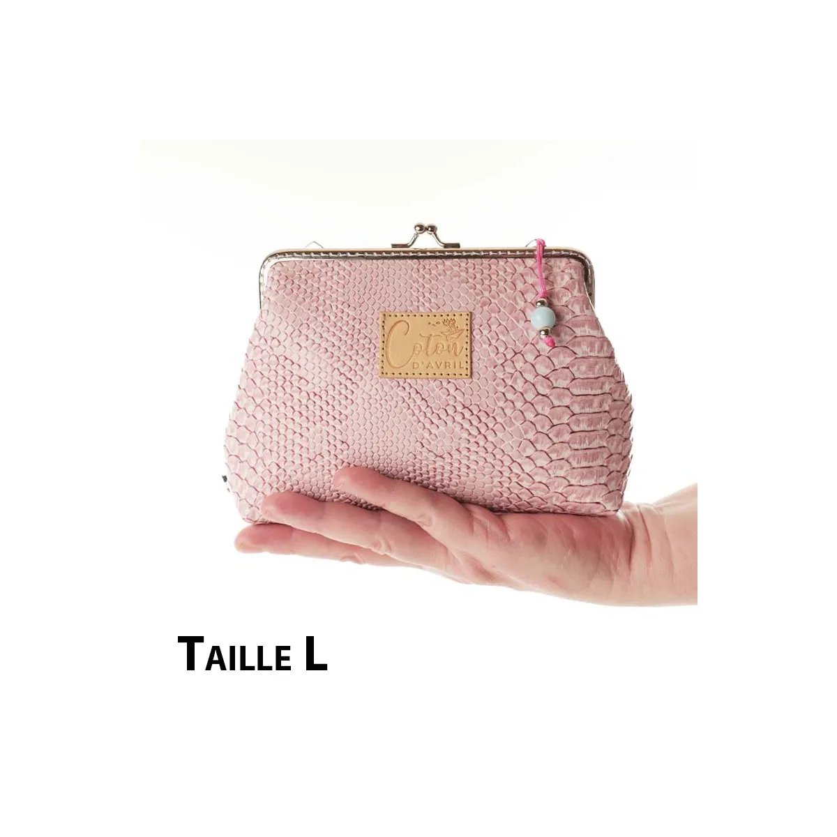 Pochette Coton d'Avril KOMODO ROSE