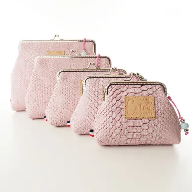 Pochette Coton d'Avril KOMODO ROSE