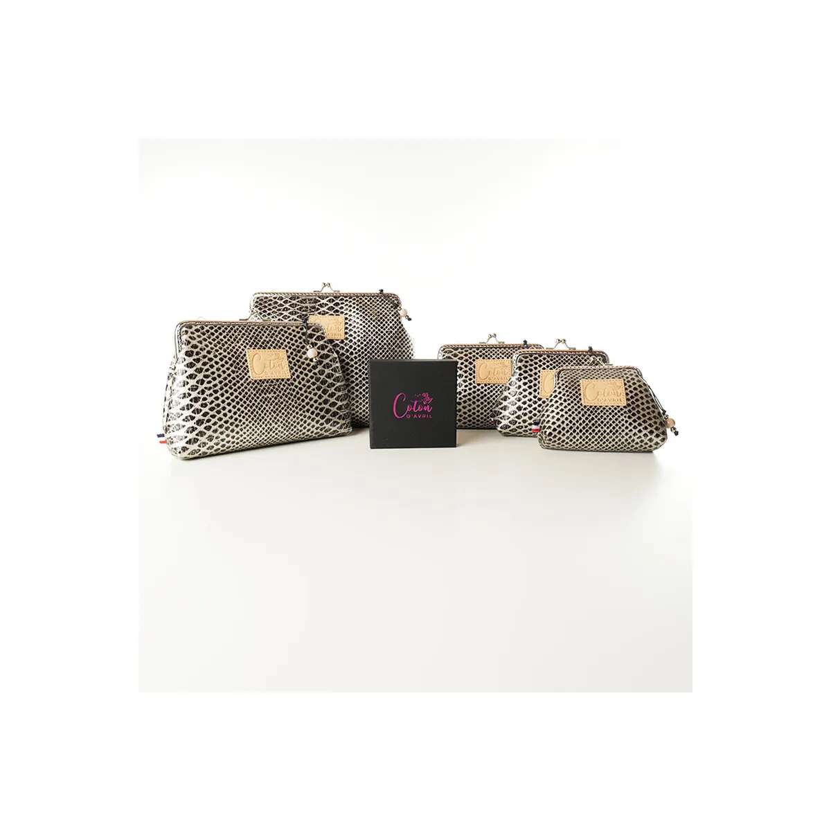 Pochette Coton d'Avril KOMODO NOIR