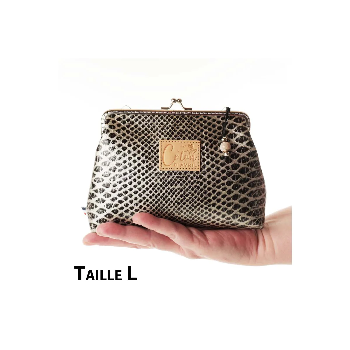 Pochette Coton d'Avril KOMODO NOIR