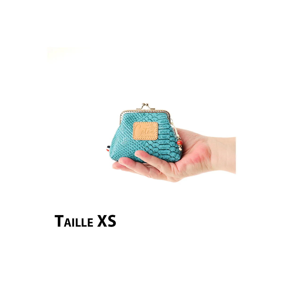 Pochette Coton d'Avril KOMODO TURQUOISE