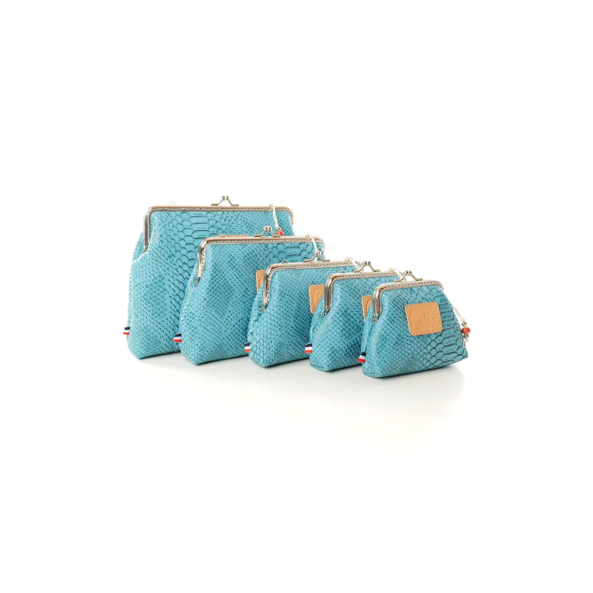 Pochette Coton d'Avril KOMODO TURQUOISE