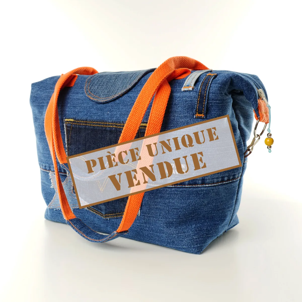 Sac à main Coton d'Avril D20 Jeans Couleur