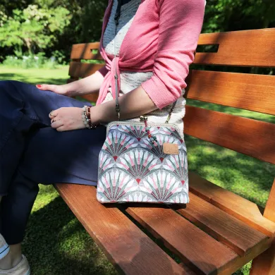 Mini sac Coton d'Avril Melodie Plumes