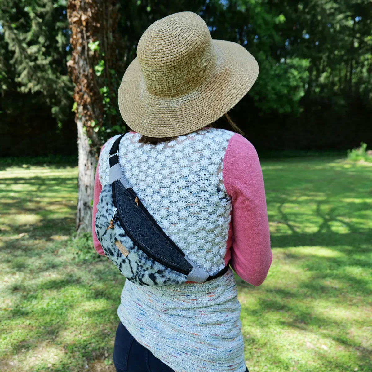 Sac banane Coton d'Avril Melisse Tigre