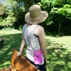 Mini sac pochette téléphone Coton d'Avril TONI Lilas