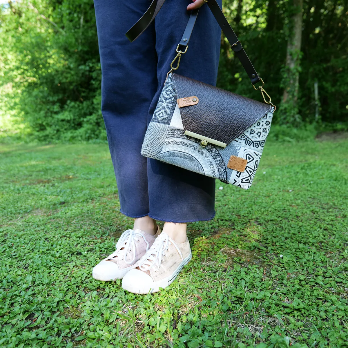 Sac à main Bandoulière Coton d'Avril ESTELLO Grafic