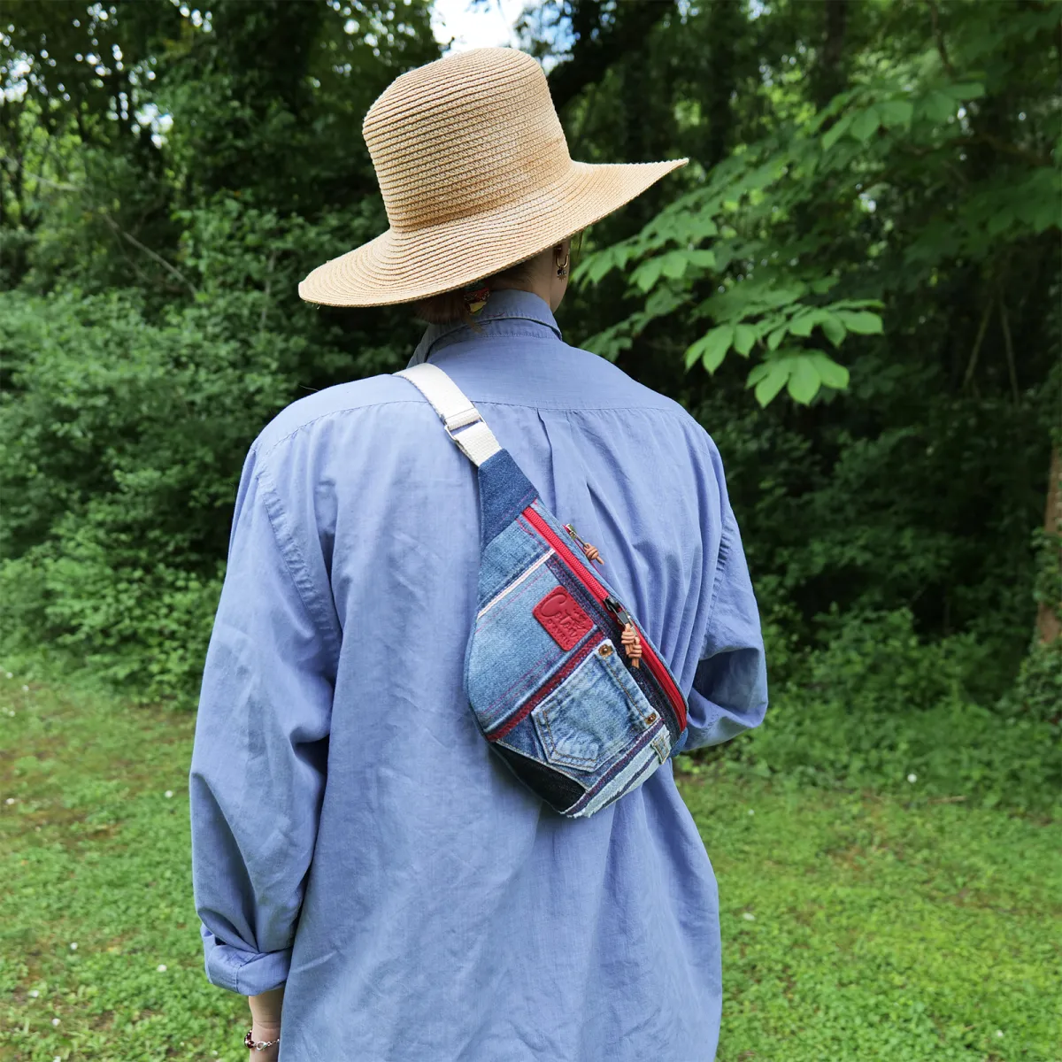 Sac banane Coton d'Avril Melisse Jean EDITION Denim