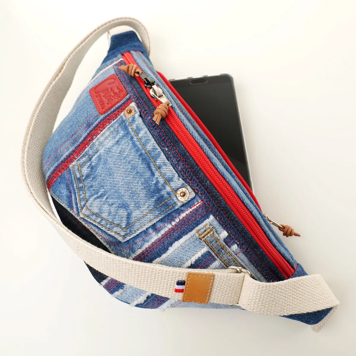 Sac banane Coton d'Avril Melisse Jean EDITION Denim